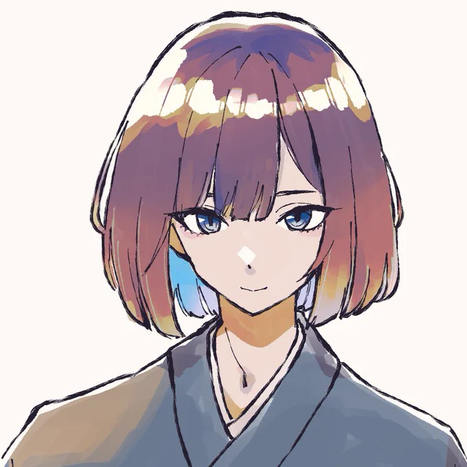 人の顔してるキャラ(?)も描こうと思えば一応描けます、人外描きなんですけど一応、はい…… しらつみさんを見ていってください(1枚目の)