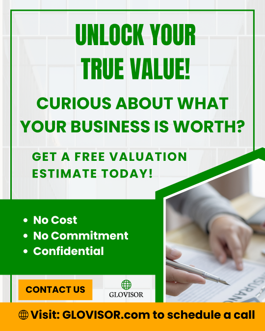 glovisor's tweet photo. ๐ Think your business is doing well or thinking of selling? Get a FREE business valuation estimate!
๐ Clarity. Confidential.
Start here โ https://t.co/atveyBvcj3
#BusinessValuation #entrepreneurs #SmallBusiness #BusinessGrowth #ProfitFirst #ExitReady #StartupLife #CEO #CFO๐ก https://t.co/7I41mxQE0Q