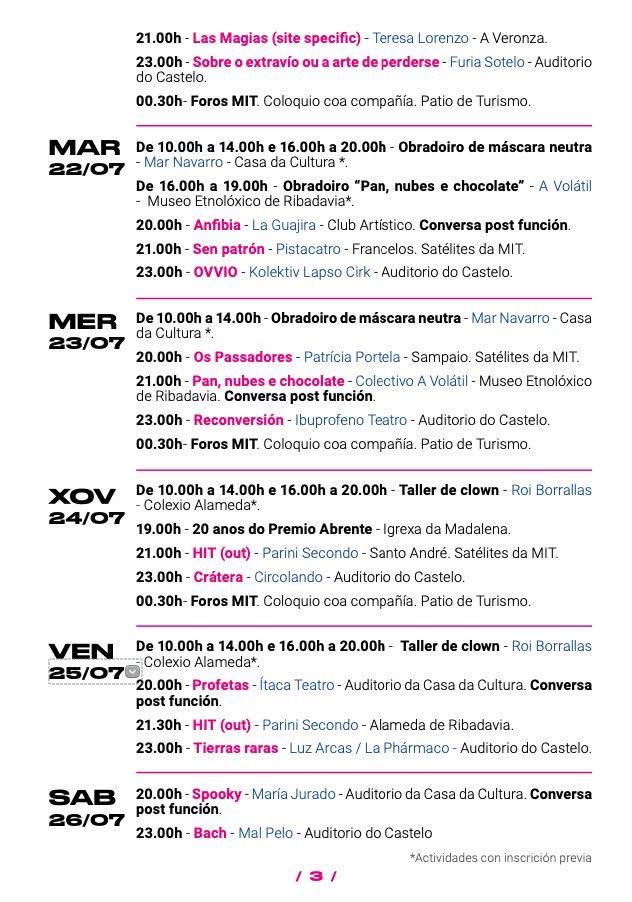 XLI MOSTRA INTERNACIONAL DE TEATRO 🎭