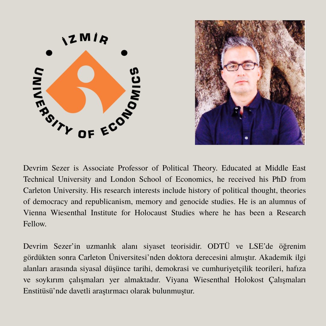 İEÜ Siyaset Bilimi ve Uluslararası İlişkiler (@ieu_sbui) on Twitter photo Meet the Faculty: Introducing Assoc. Prof. Devrim Sezer Meet the Faculty: Introducing Assoc. Prof. Devrim Sezer