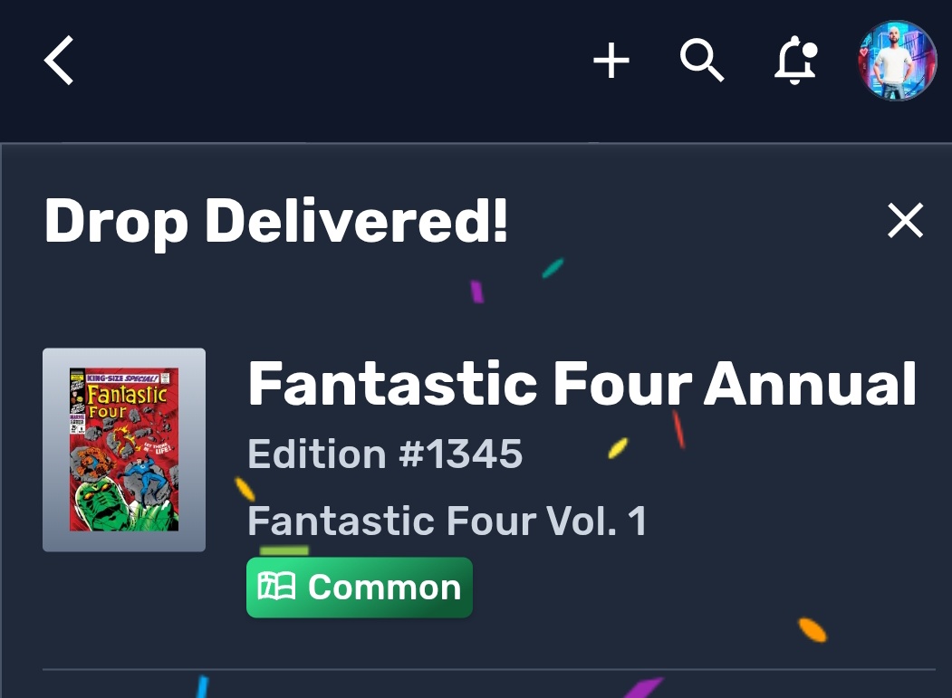 Comics and coffee ☕️ picking up some key FF4 books because the movie yesterday got me pumped again for the mcu. #veve 💚 💚 💚