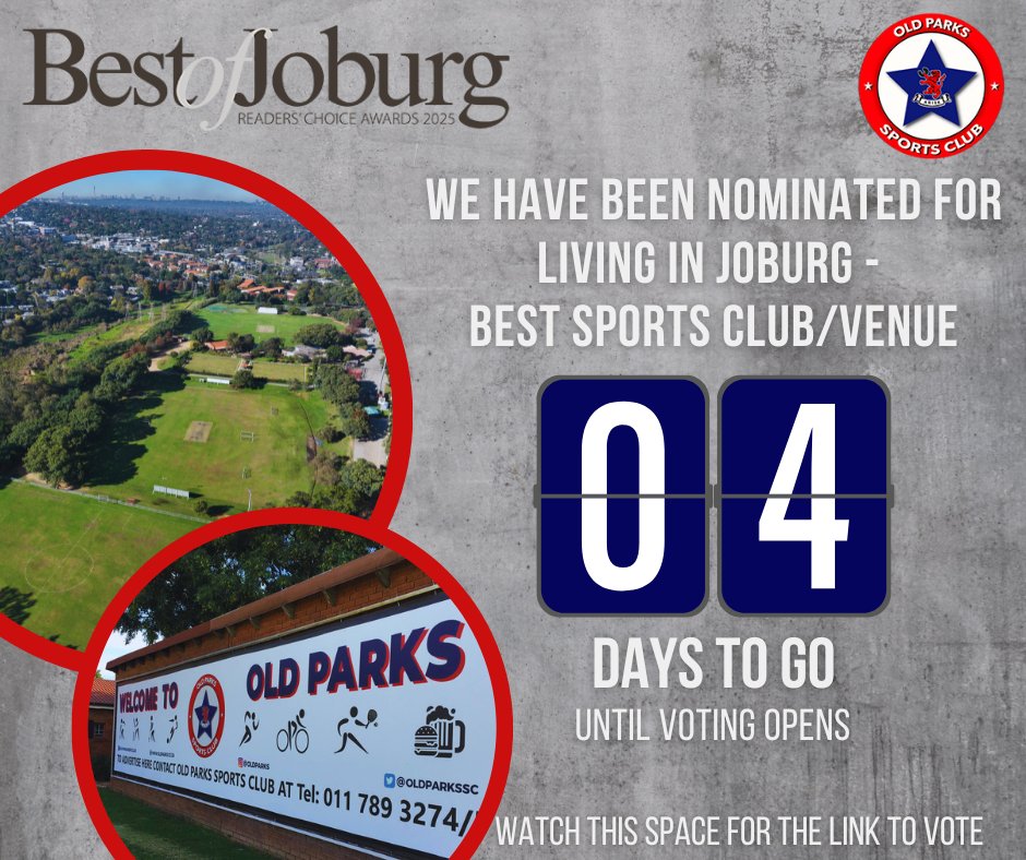 🏆 We’ve been nominated! 
We’re proud to share that we’ve been nominated in the Best of Joburg – Living in Joburg: Best Sports Club/Venue category!
Voting opens in just 4 days &amp; we’ll need your support to bring this one home
Watch this space for the link to vote 
#BestOfJoburg