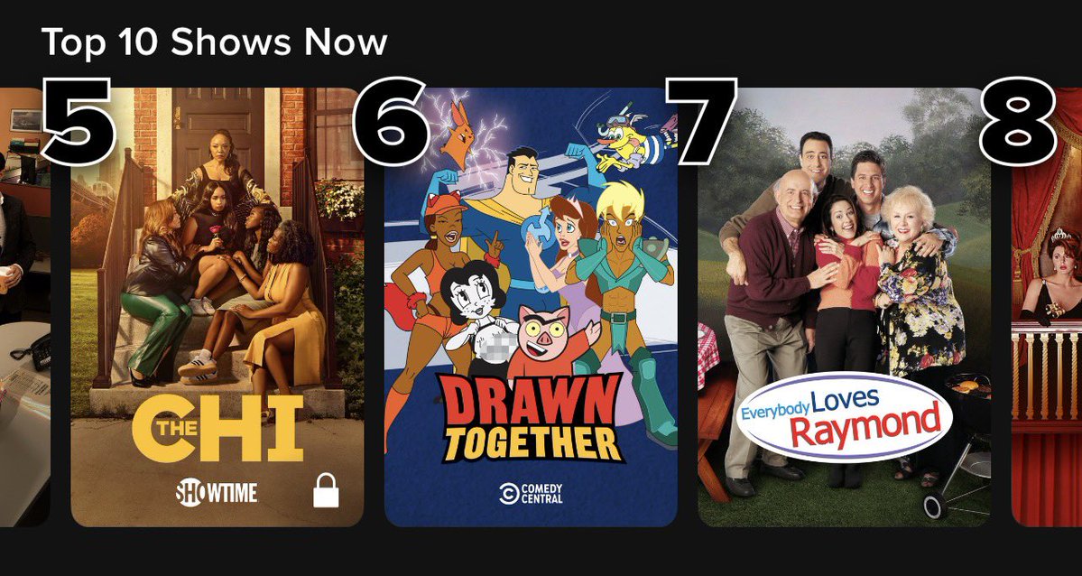 whatsonpplus's tweet image. ‘Drawn Together’ is getting some resurgence on Paramount+, hitting number 6 in the Top 10 Shows.