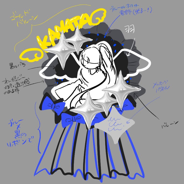 sime_saba_0's tweet image. 💫応援企画進行中💫
かなたそを笑顔にしたい
ソロライブ応援企画進行中です!
画像はフラスタデザイン案⋆✦
駅広告も絶賛準備中ですᝰ✍🏻
ぜひ一緒に声を届けましょう!📢
#撃ち抜けかなた
▼ご参加はコチラから(7/26まで)
sakaseru.jp/mina/event/7dc…