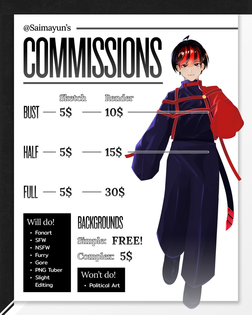 saimayun's tweet image. Commissions Open! 🐸
If you are interested please DM me! (≧∀≦)ゞ
#Commission #commisionsopen #commissions #CommissionSheet
