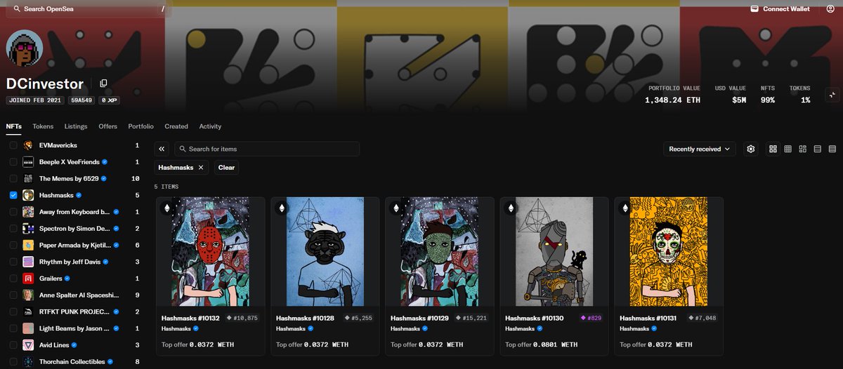 <a href="/iamDCinvestor/">DCinvestor</a> We're here for it 👺

Art never dies!

Hashmasks from DCinvestor's vault