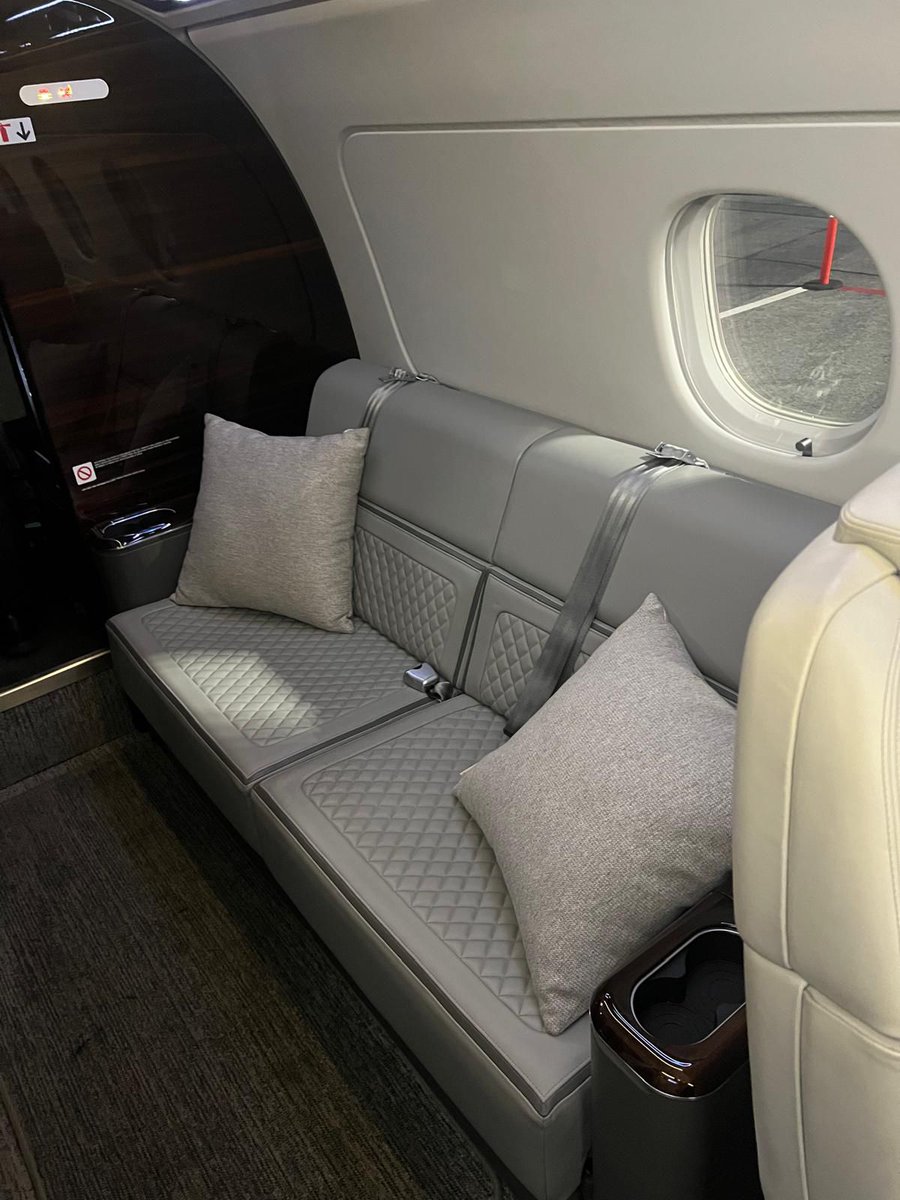 The Praetor 500 is a modern, fast and energy-efficient super-midsize jet that is typically configured to accommodate six or eight passengers. With a maximum range of more than 3,500 miles, this aircraft can complete non-stop flights such as Miami to Seattle, Singapore to Beijing,