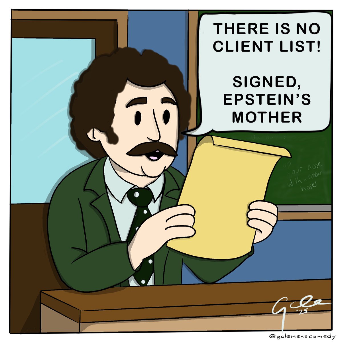 gclemenscomics's tweet image. #epstein #clientlist