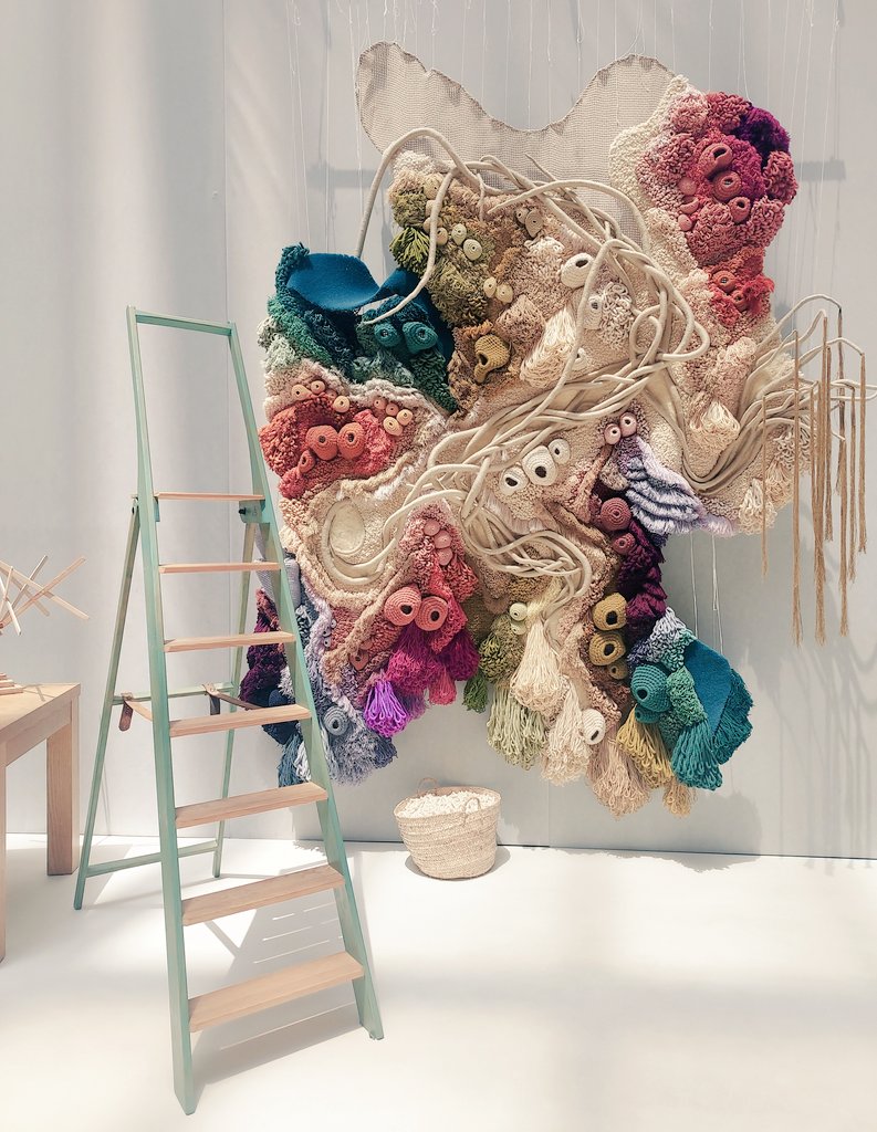 PL_Henderson1's tweet image. Current exhibition of Portuguese artist Vanessa Barragão&apos;s fantastic textile art installations, at Colombo, Lisboa ....
just WOW in real life!!