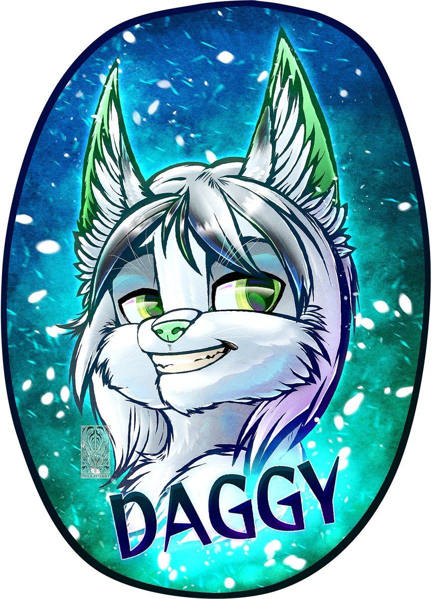 Twilight_Saint's tweet image. Badge Comish - Daggy / #FurryArt by me! //

Thanks for viewing!
#furryartist #furry #furries