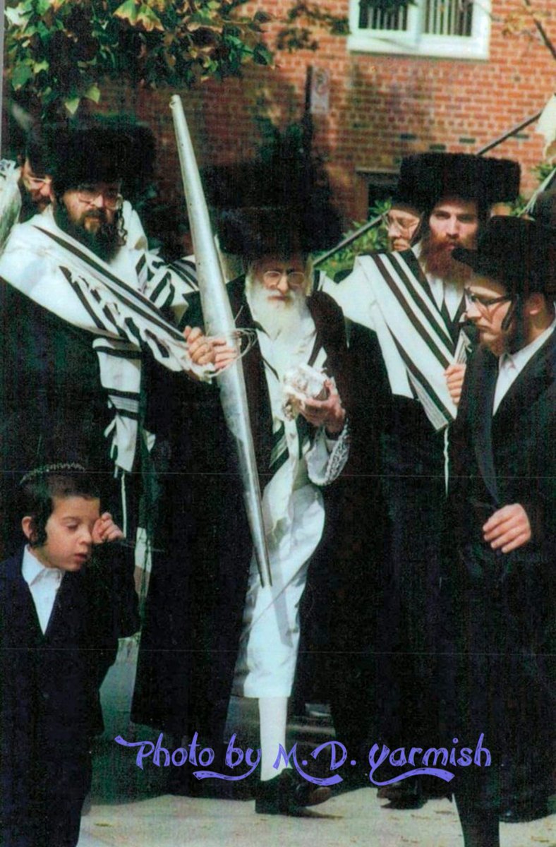 mdyarmish's tweet image. Rav Shlomo Halberstam of Bobov ztl Hoshana Rabbah Photo by M.D.Yarmish @DailyYahrzeits