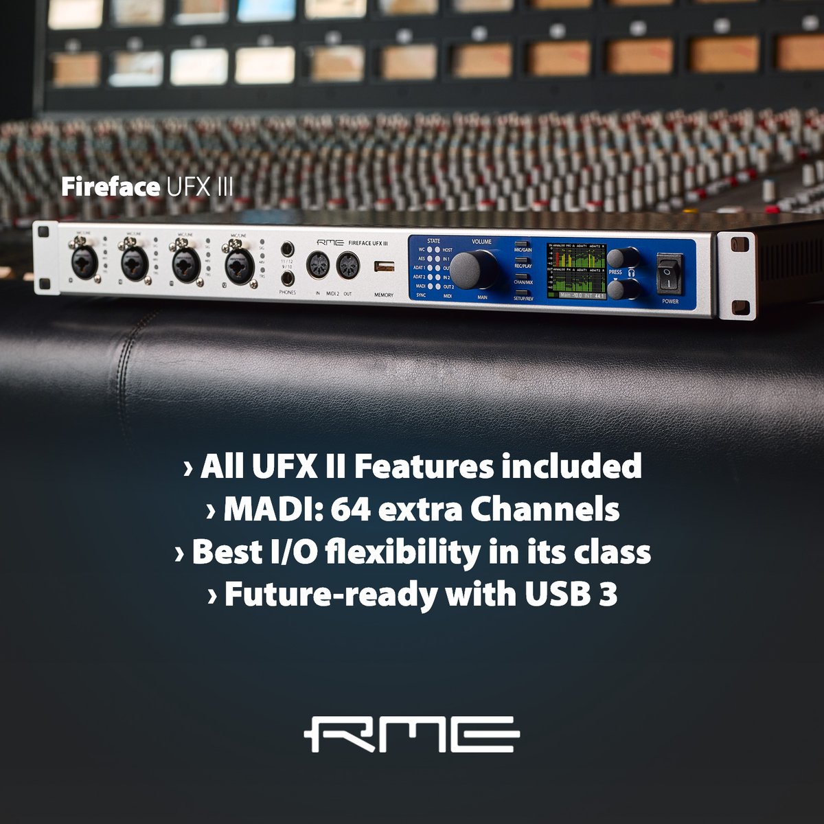 RME Audio ๐ (@rme_news) on Twitter photo Which #RMEAudio  Interface Is Right for You? Let's Compare!
Looking for high-end audio performance? All three of these RME interfaces deliver world-class sound with the same top-tier AD/DA converters โ but they differ in features. rme-audio.de/external-cardsโฆ Which #RMEAudio  Interface Is Right for You? Let's Compare!
Looking for high-end audio performance? All three of these RME interfaces deliver world-class sound with the same top-tier AD/DA converters โ but they differ in features. rme-audio.de/external-cardsโฆ