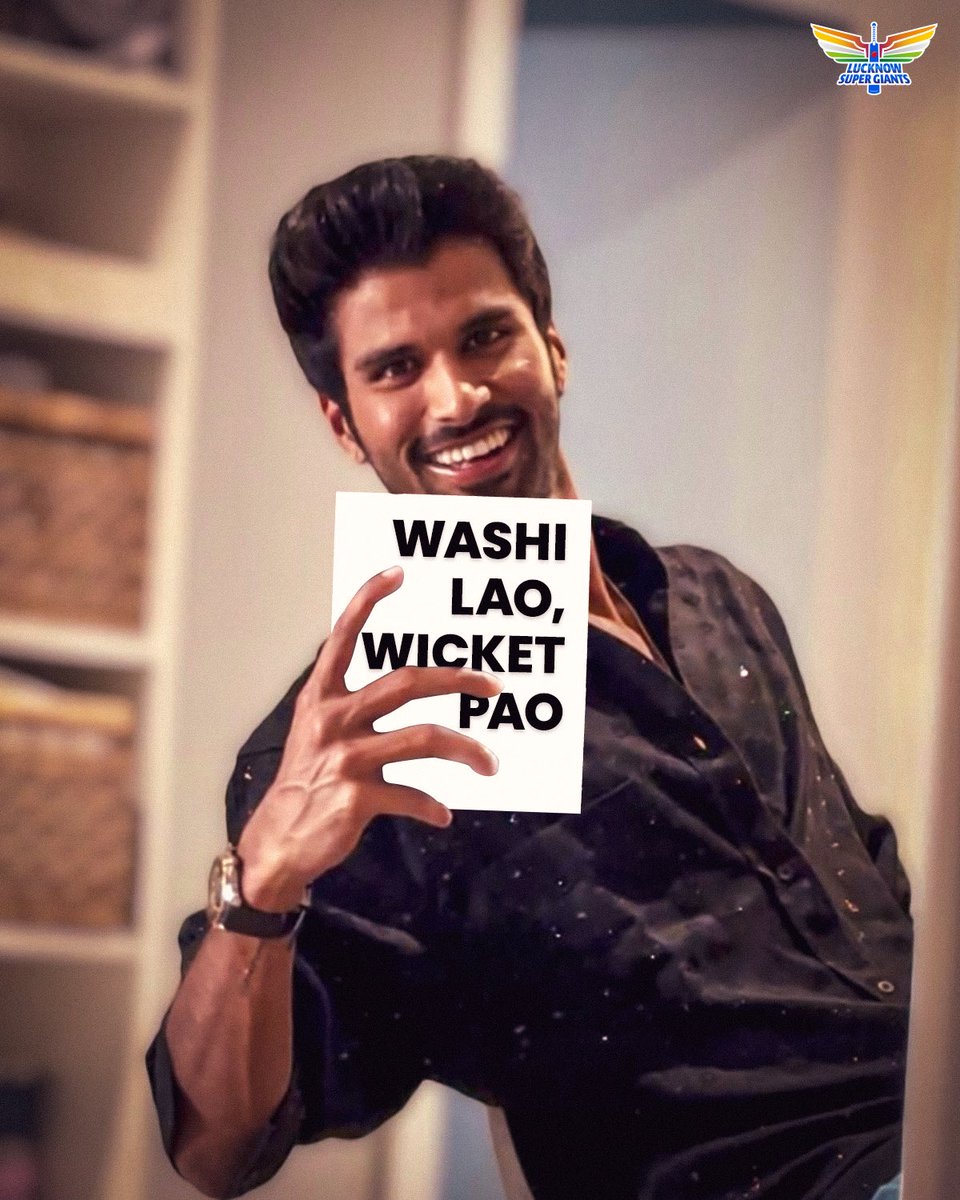 LucknowIPL's tweet image. What a sundar comeback 💪