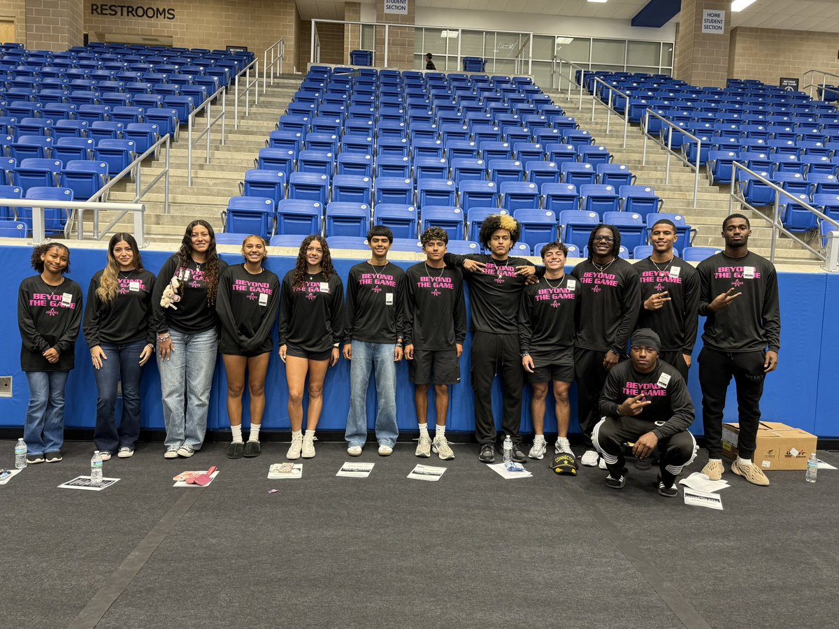 selgar07's tweet image. Brennan athletes sharpening their leadership skills at the NISD leadership summit. #BrennanAthletics
@NISD_Athletics @BballBrennan @BrennanBearsVB @BFNDFball @Brennan_BBall @BrennanTrack @Brennan_Bsb @BrennanSoccer @NISDLadyBearSoc