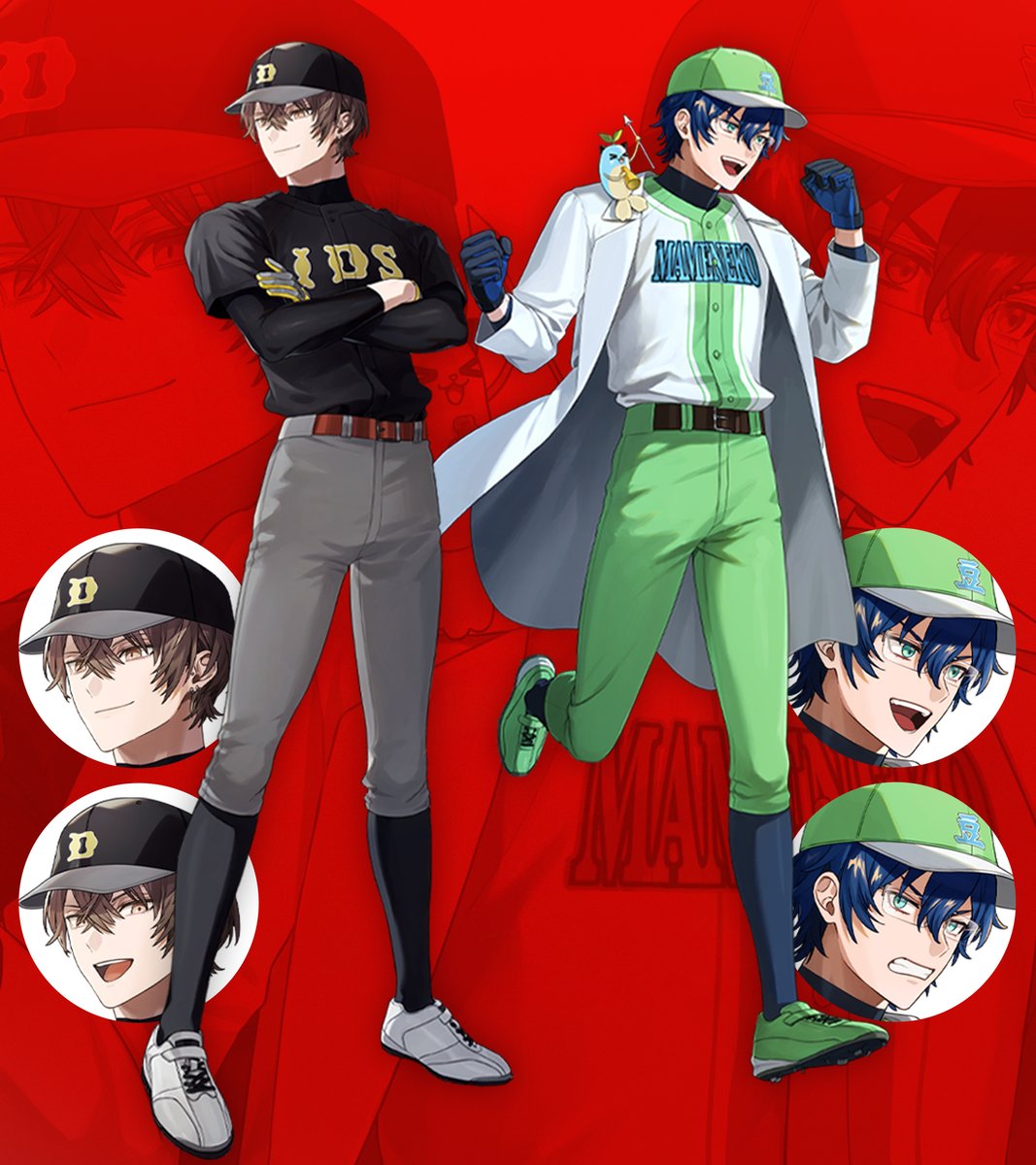 zmzm_hiji's tweet image. ╭━━━━━━━━━━━━━╮
お知らせ
╰━━━━━━v━━━━━━╯
にじさんじ甲子園2025 本戦配信OP映像にて
加賀美監督・レオス監督・主催の天開さんの作画と
ビジュアルの構図原案・特効を担当いたしました⚾️
#にじ甲2025 #にじさんじアルプススタンド
youtube.com/live/lERzGVBwV…