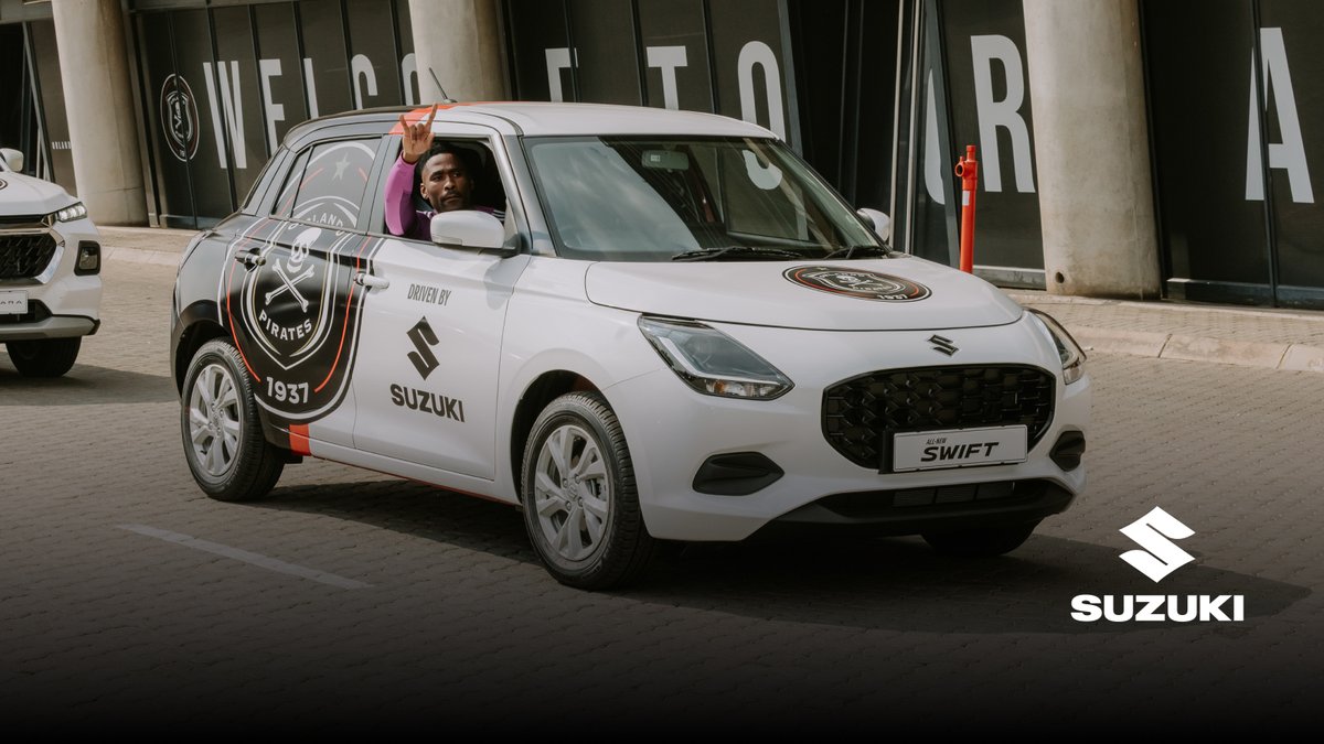 Suzuki_ZA's tweet image. We’re on the sleeve. We’re in the streets.
Suzuki is now the Official Vehicle Partner of Orlando Pirates. Let’s roll, Mzansi! 🏴☠️🇿🇦
Read more about this partnership: brnw.ch/21wUqkj
#SuzukiSA #OrlandoPirates
