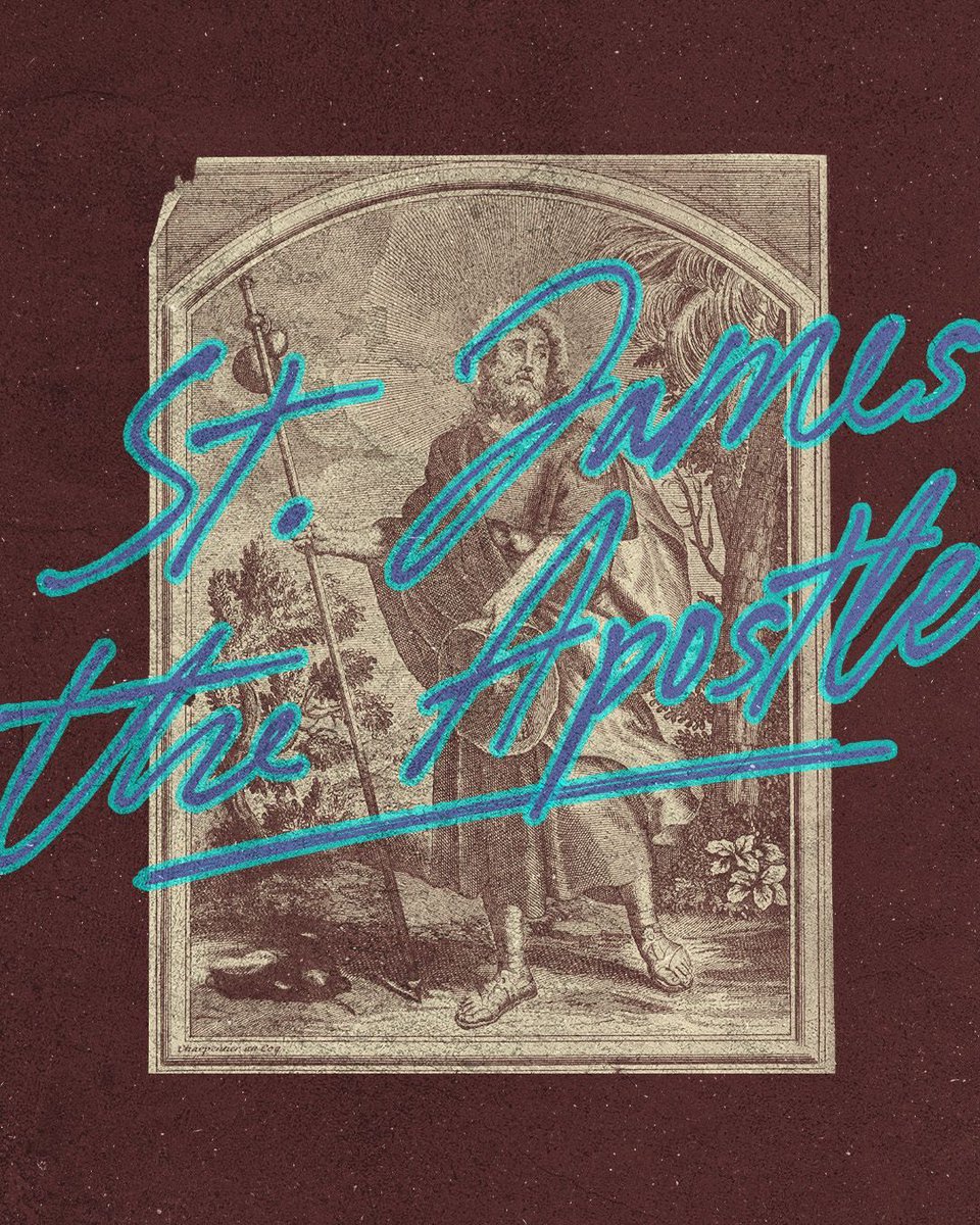 Saint James was a poor fisherman from Galilee. Yet, he became one of the first to follow Jesus as an Apostle.

How will you live the uniquely great mission God has called you to as St. James did at the beginning of Jesus's ministry?

St. James, pray for us!

#lifeteen
#SaintJames