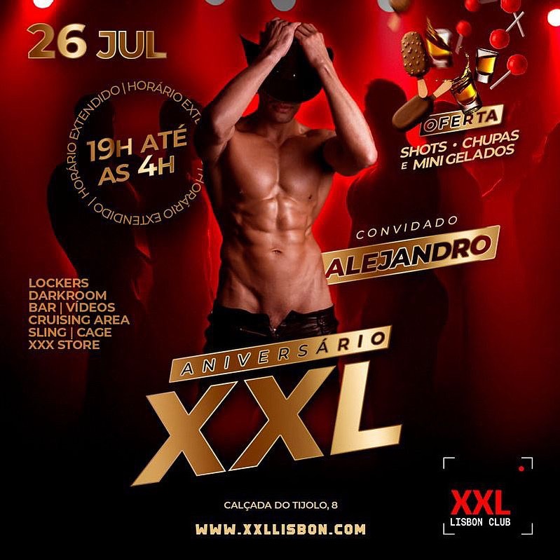 A não perder no Bar XXL Lisboa

Todas as sugestões do que fazer em Lisboa, Algarve e Madeira em lisbongaycircuit.com 🏳️‍🌈🏳️‍⚧️