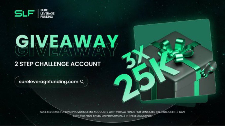 .𝐀𝐫𝐣𝐚𝐲 (@arjayrayy) on Twitter photo 𝐀𝐜𝐜𝐨𝐮𝐧𝐭 #𝐆𝐢𝐯𝐞𝐚𝐰𝐚𝐲
3 Followers = $75, 000K
3 X $25, 000K accounts giveaway.
Criteria to win this giveaway:
➤MUST FOLLOW <a href="/ArjayRayy/">.𝐀𝐫𝐣𝐚𝐲</a> and <a href="/SureLeverage/">Sure Leverage</a>
➤ LIKE & RETWEET, & TAG 4 TRADERS
➤ Like <a href="/SureLeverage/">Sure Leverage</a> and Share Proof:
thetrustedprop.com/prop-firms/sur…
Winners 𝐀𝐜𝐜𝐨𝐮𝐧𝐭 #𝐆𝐢𝐯𝐞𝐚𝐰𝐚𝐲
3 Followers = $75, 000K
3 X $25, 000K accounts giveaway.
Criteria to win this giveaway:
➤MUST FOLLOW <a href="/ArjayRayy/">.𝐀𝐫𝐣𝐚𝐲</a> and <a href="/SureLeverage/">Sure Leverage</a>
➤ LIKE & RETWEET, & TAG 4 TRADERS
➤ Like <a href="/SureLeverage/">Sure Leverage</a> and Share Proof:
thetrustedprop.com/prop-firms/sur…
Winners