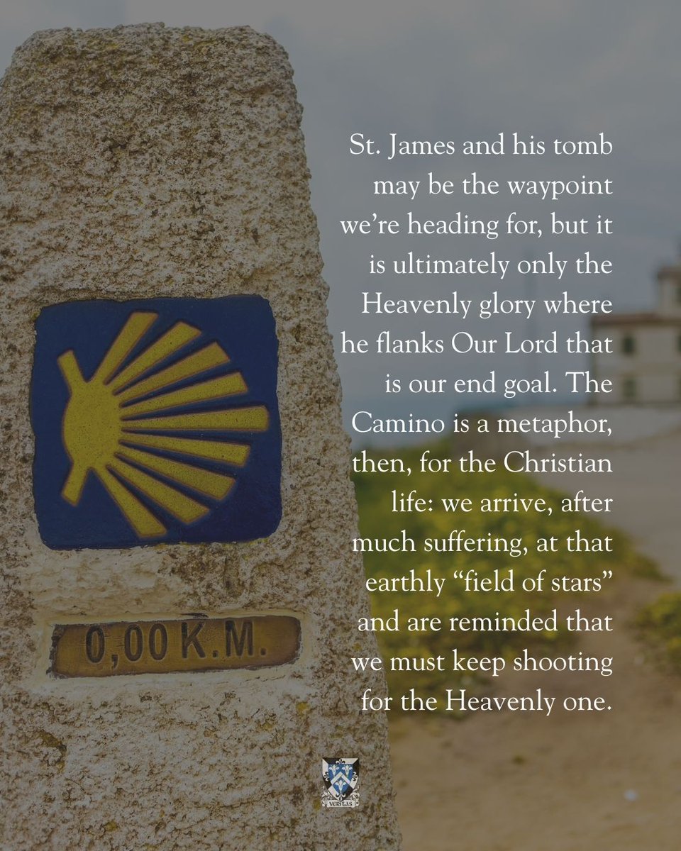 dominicanfriars's tweet image. Happy Feast of St. James the Great, Apostle!
The most popular pilgrimage site in Medieval Europe was the tomb of St. James the Apostle in northwest Spain (Sant Iago is the local Galician translation for St. James). Legend has it that after this “greater” of the two Jameses was…