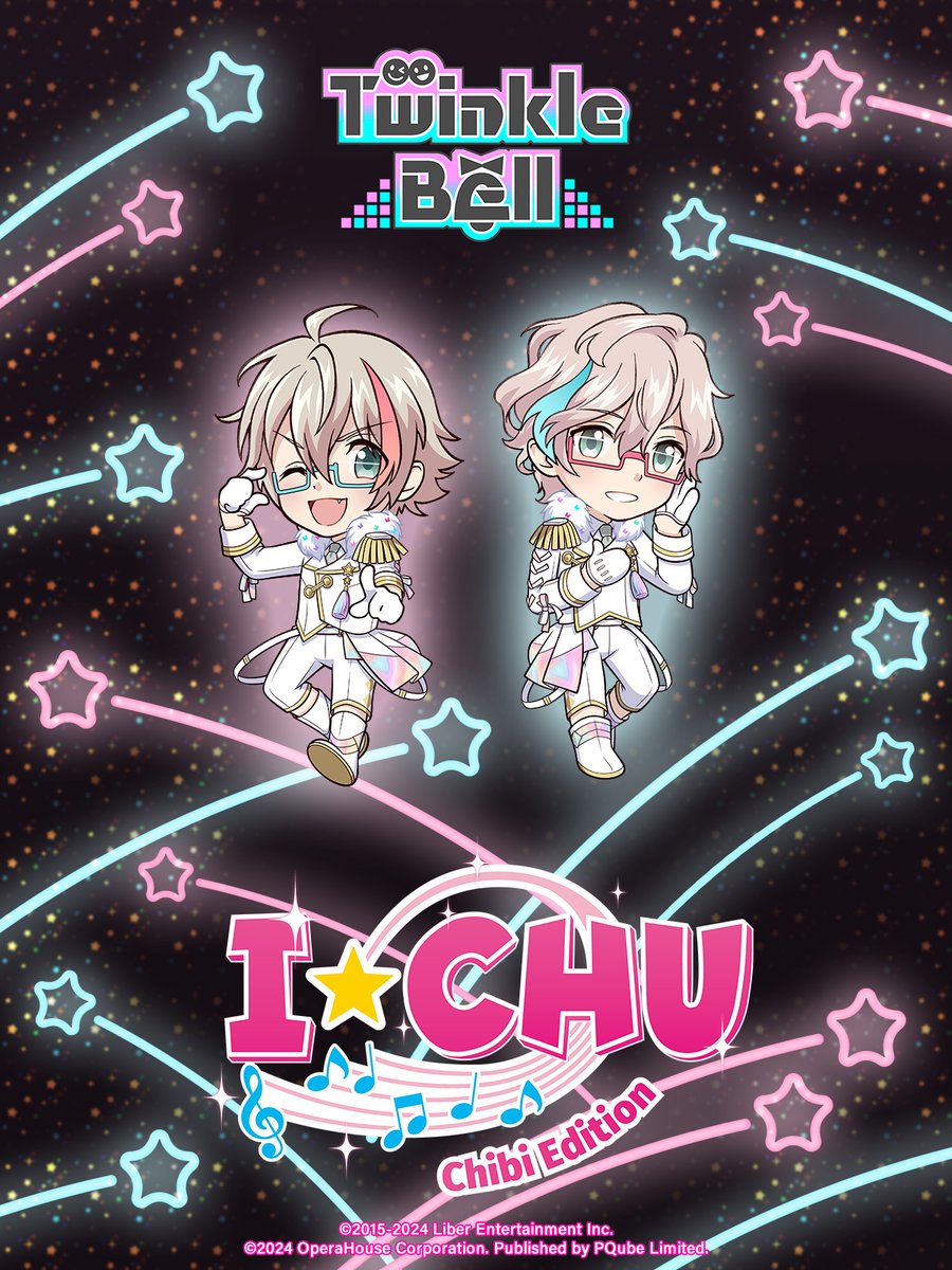 All songs are original vocal tracks by the I*CHU idols!
Find your favorite tune! 🎤🎶

Nintendo Switch English ver.
✨🎵I*CHU: Chibi Edition 🎵✨

Enjoy Japanese VAs and songs with English subtitles! 🎮

More information here 👇
pqube.co.uk/games/ichu-chi…