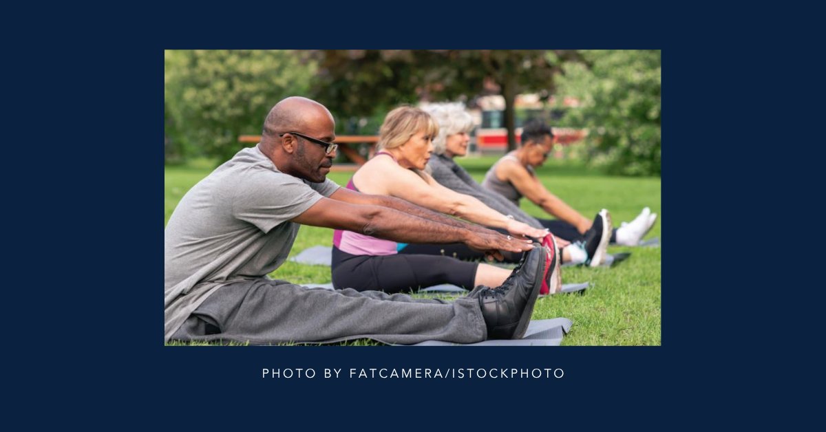 ABFbrain's tweet image. Regular exercise is important for everyone, including those with a neurologic disorder like #MS or #Parkinsons. Working out as a group has benefits. @BrainandLifeMag from @AANMember shares how to find nearby or online group exercise classes ow.ly/qETp50WrVl8