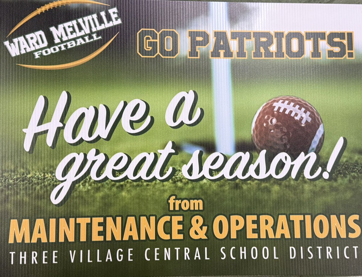#ThankYou to #ThreeVillage M&amp;O for continuing to support #WardMelville Football at our annual #GolfOuting! #WMFB #FAMILY