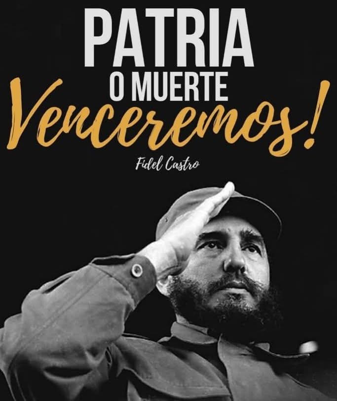 No es una consigna, es una orden, ¡VENCEREMOS!