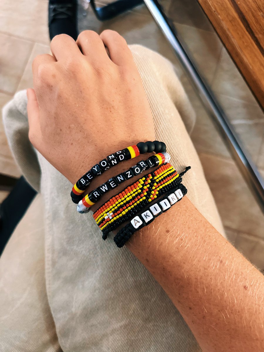 My bracelet collection certainly has a very consistent theme. Added <a href="/beyondrwenzori/">beyondrwenzori</a> to the collection today. 🇺🇬