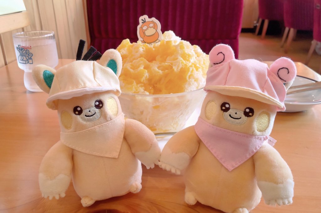 Mimi5_pamo's tweet image. 「何を食べるかは もう決めてきたもんね~♪」「コダックさんと、ヤドンさんのくださ~い!」
チャームはモクローとピカチュウでした。かわいいね~☺️