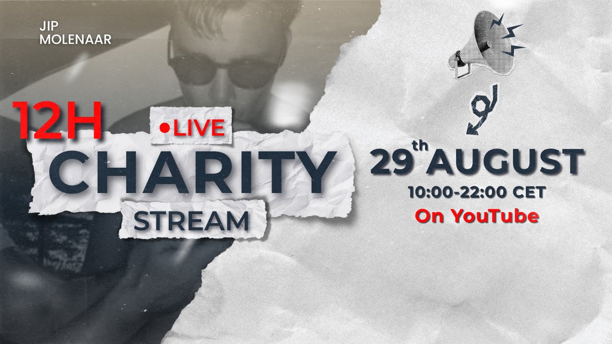 Charity Stream 29th of August🫶

More information will be dropped soon, will personally donate at least $1,000 myself to kick things off right, but let's all push hard together to raise as much money as possible during these 12 hours!❤️‍🔥

All support is appreciated
