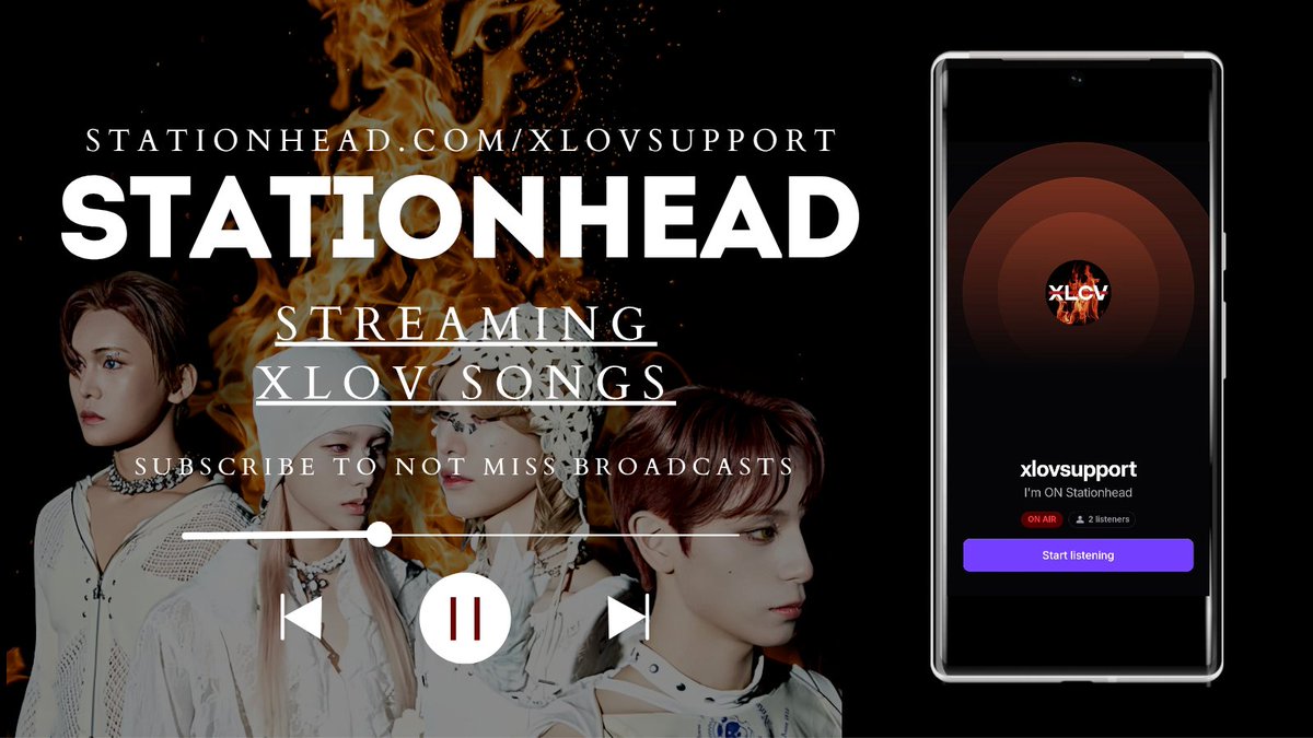 SupportXLOV's tweet image. 🎧 SUPPORT XLOV NOW ON STATIONHEAD!
XLOV has surpassed 25 million Spotify streams. With STATIONHEAD's help, we can increase that number even more!
Use premium accounts to have your streams counted on Spotify and Apple Music.
Tune in to our I ONE stream and subscribe to stay…