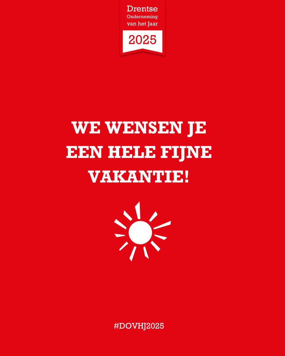 Zomerstand: aan 🌞
Tijd voor een welverdiende break!

Deze periode is perfect om op te laden en nieuwe inspiratie op te doen.

Wij wensen je een heerlijke zomer vol zon, ontspanning en mooie herinneringen! 😎

#DOvhJ2025