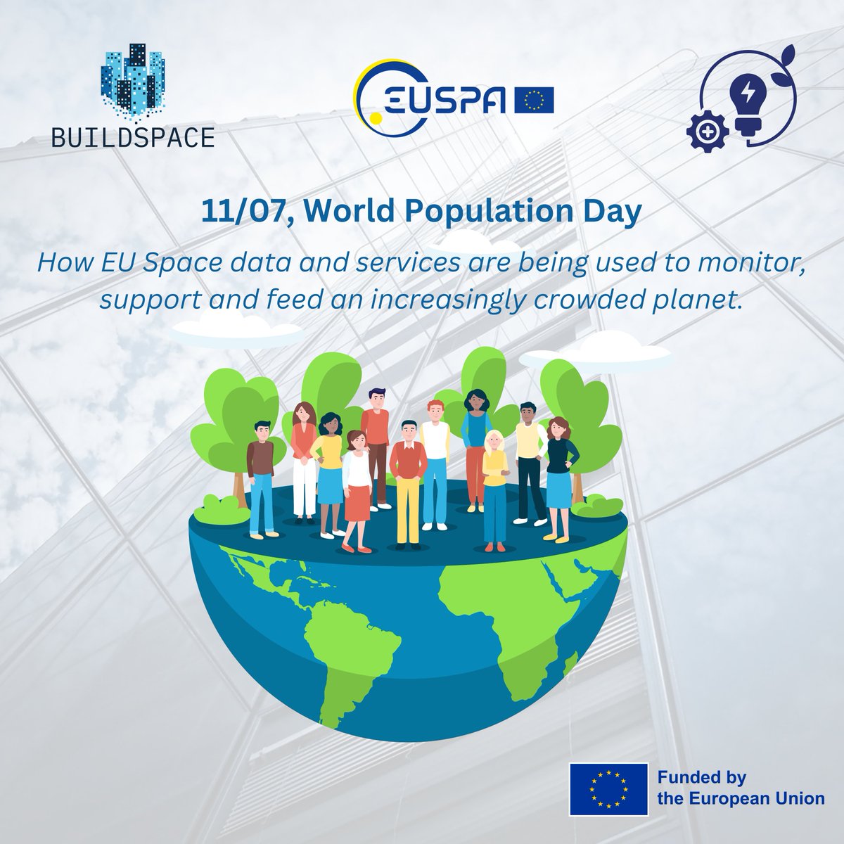 BUILDSPACE_EU's tweet image. 🌍How EU Space Supports a Growing Planet
By 2037, Earth will host 9 billion people.
📡 Copernicus maps urban heat
🌾 Galileo powers precision farming
🌳 Projects like #100KTREEs cool our cities
🔗shorturl.at/T3cM5
#WorldPopulationDay #Sustainability #ClimateAction