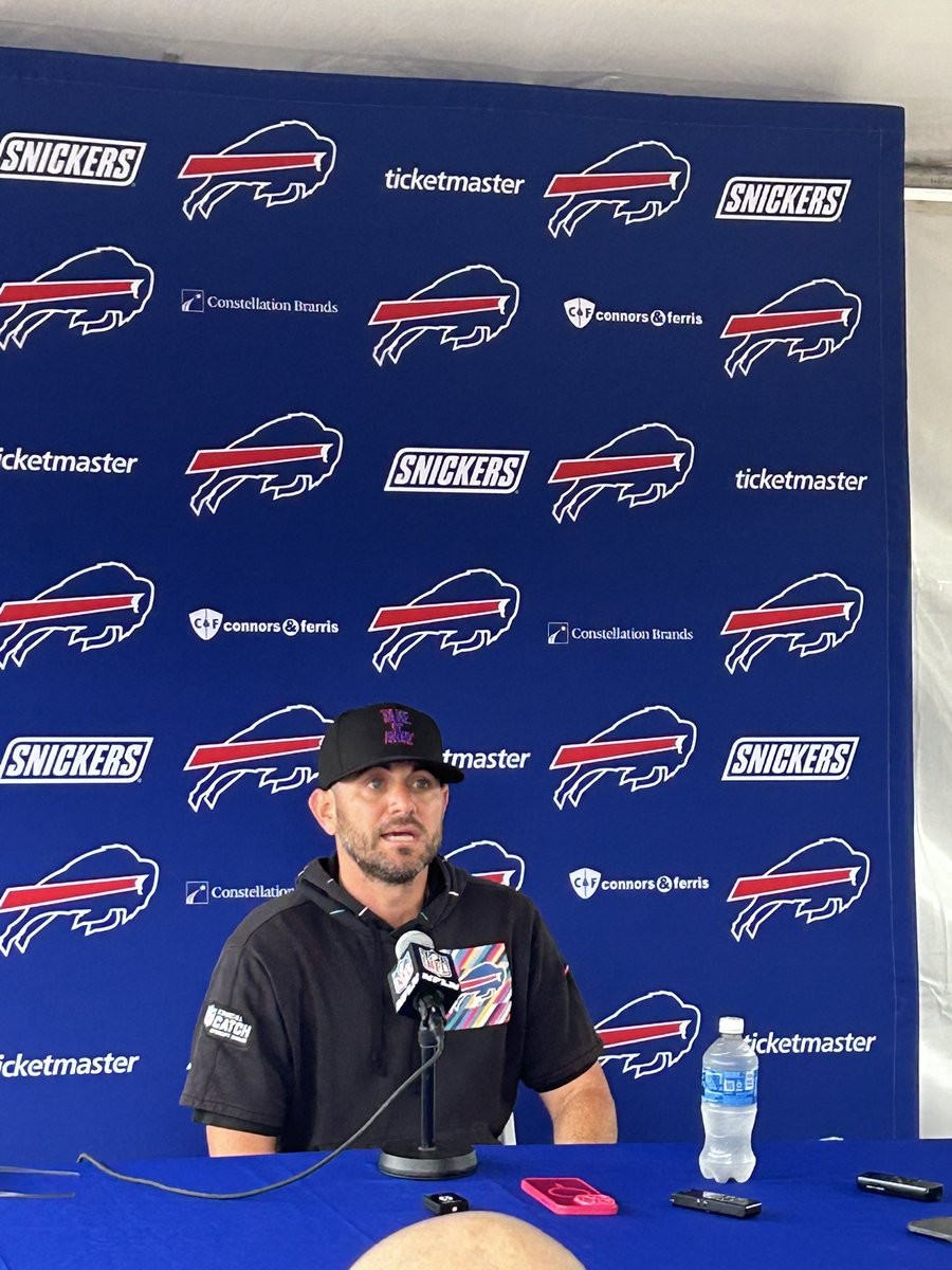_jacosta's tweet image. Bobby Babich talking about Cole Bishop: this generation with social media and everything , there’s a lot of anxiety. Anxiety for performance, which is a good thing. Once Bishop dropped that, that’s where he’s grown the most.
#BillsMafia