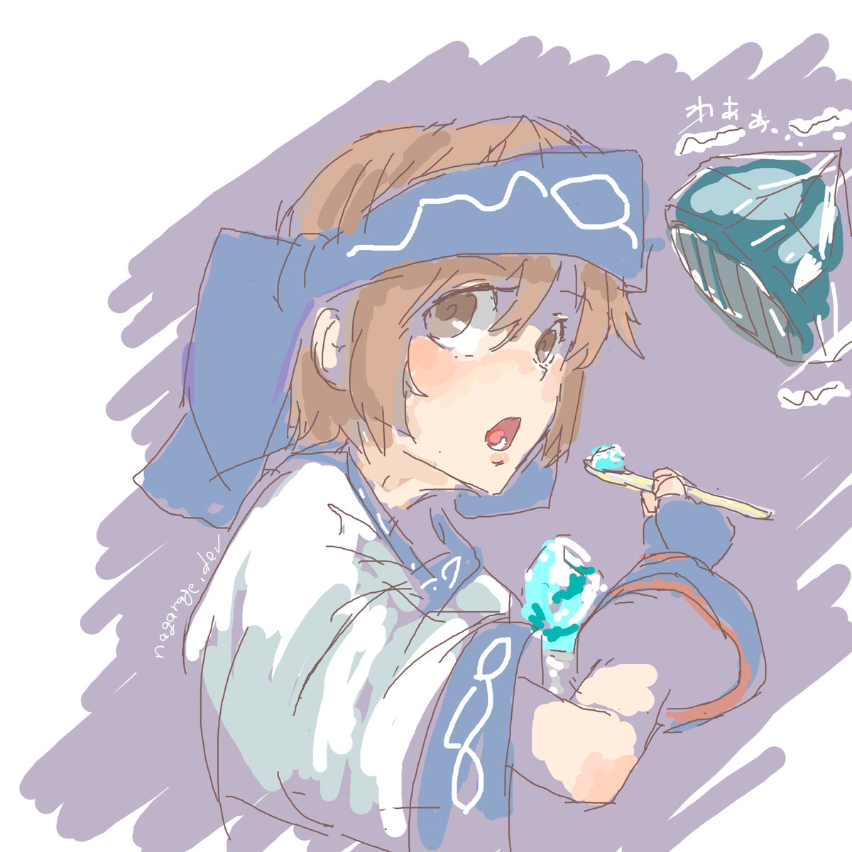 nagaraged's tweet image. ブルーハワイ
#リムルル #サムライスピリッツ #SamSho #格ゲーキャラ描こうぜ