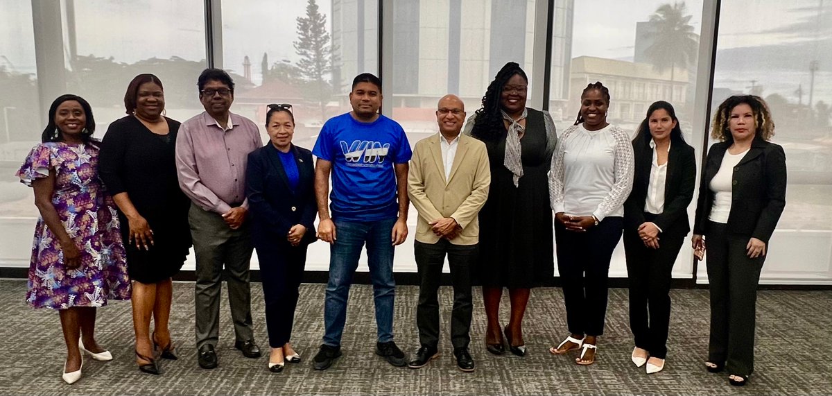 The pre-election assessment team in #Guyana continues to engage with key stakeholders in preparation for the forthcoming elections.

In their ongoing efforts to gather information and assess the political environment, they have met with representatives of several political