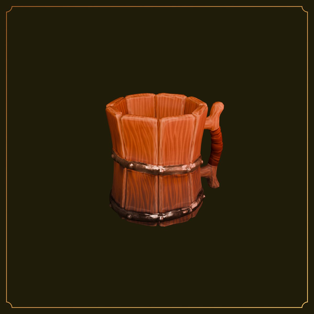 andreaas3d's tweet image. Hi travelers! 🌿
The first tavern prop is here!
A cozy, wooden mug from the world of #AstridMhor.
Sculpted and textured with attention to detail.
More props coming every week 🍺
#3DGameProps #3DStyled #3DCozy #3DBlender