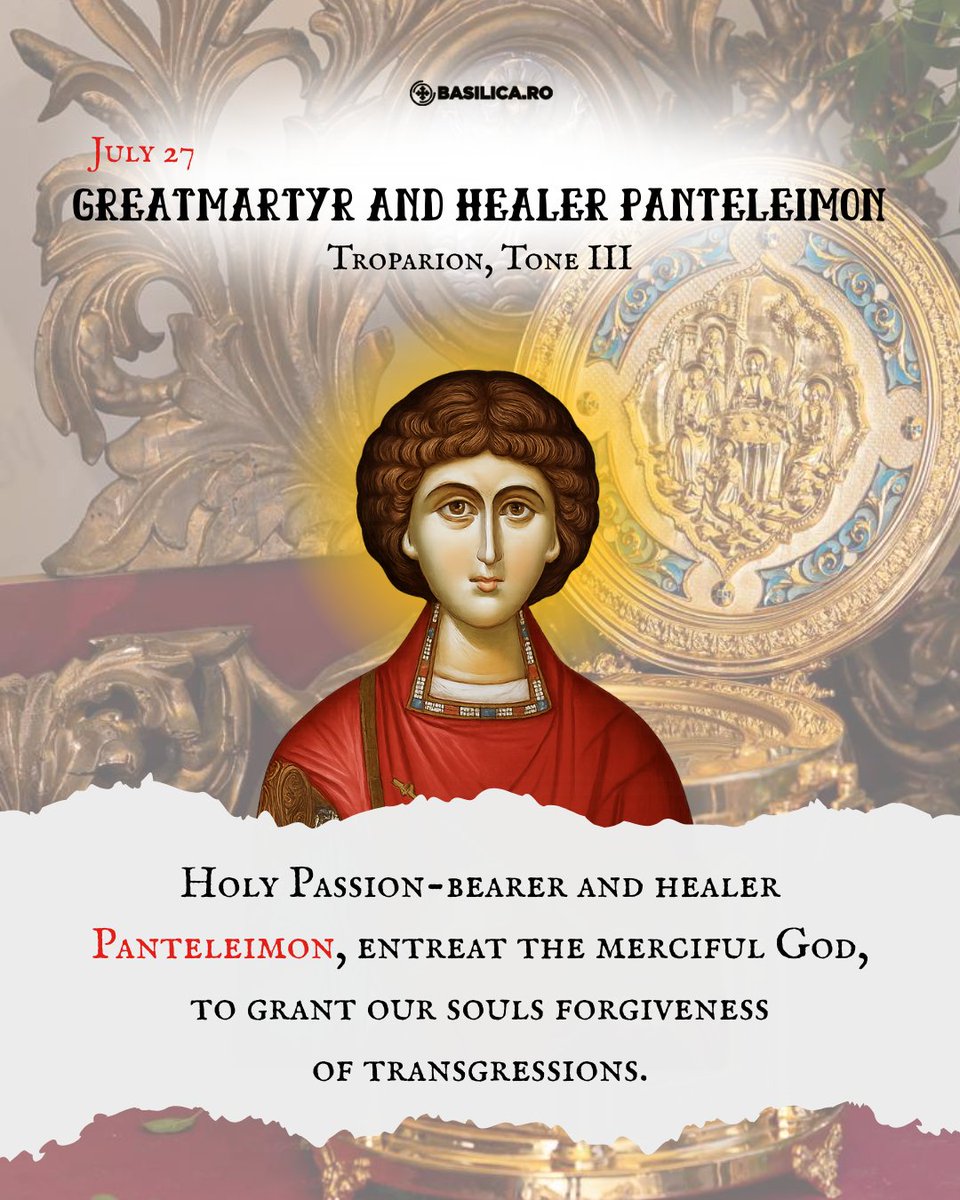 BasilicaNews's tweet image. Saint Panteleimon, pray to God for us! 🙏