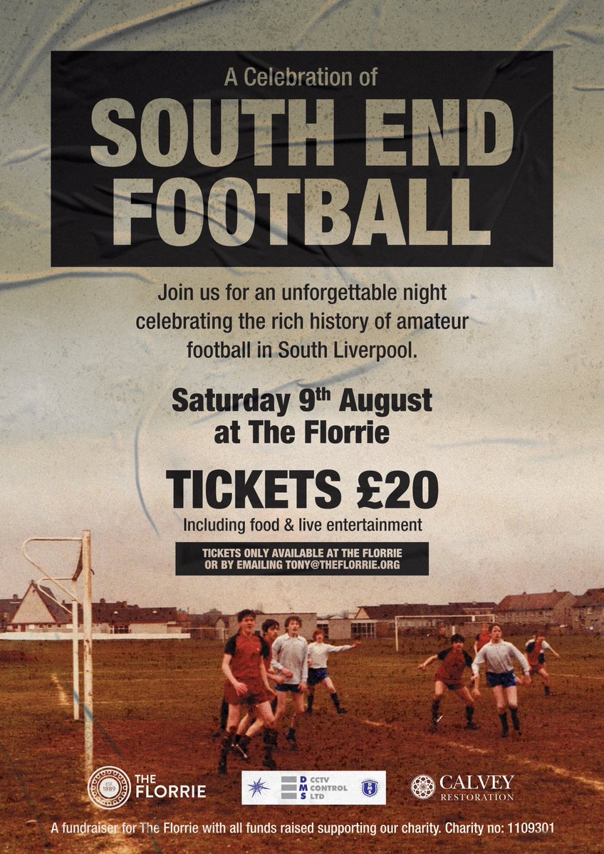 TheFlorrie's tweet image. Only a few weeks to go for our Celebration of South End Football ⚽️🎉
Tables are nearly sold out with teams like APH, Blue Union, South End Vics, Florence Albion, Pineapple FC, Dingle Rail, Almithak & Nicosia involved.
Just 20 tickets left 🎟️ Get yours at The Florrie!