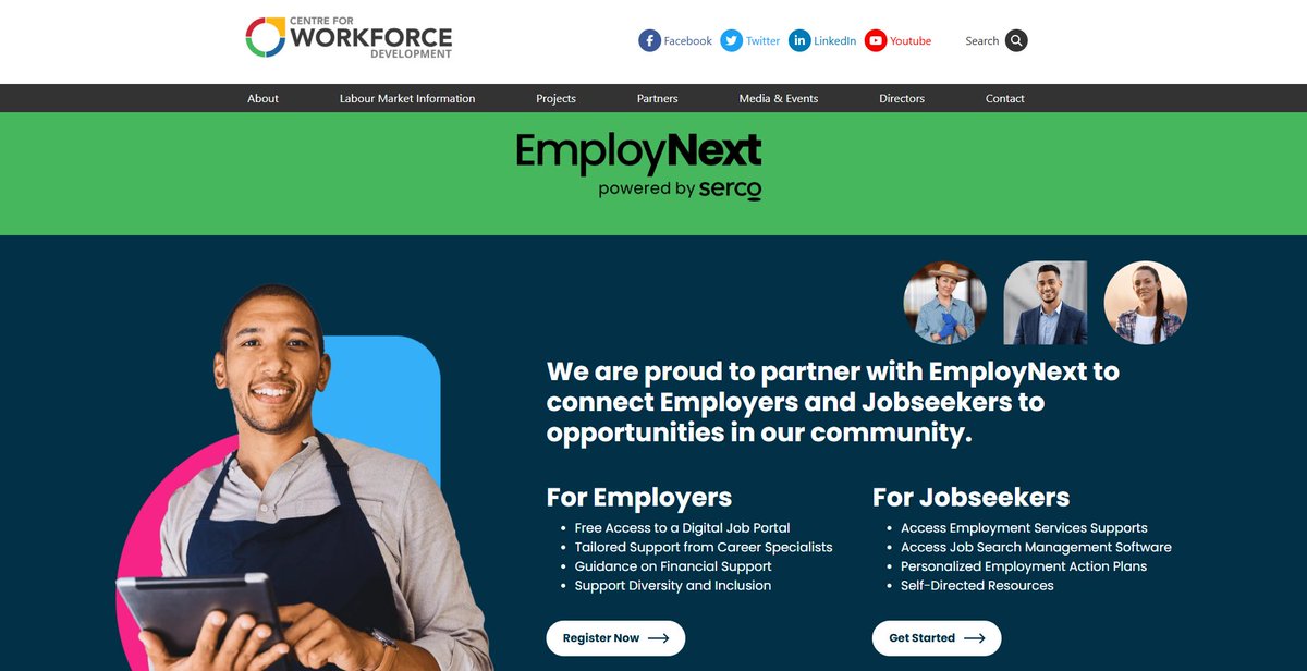 Jobseekers &amp; Employers – This One’s for You! CFWD is thrilled to spotlight a powerful (and FREE) resource now available across our region: the EmployNext Job Tool, powered by Serco! Listen to our podcast titled "ATTENTION JOB SEEKERS and EMPLOYERS" cfwd.ca/podcast/