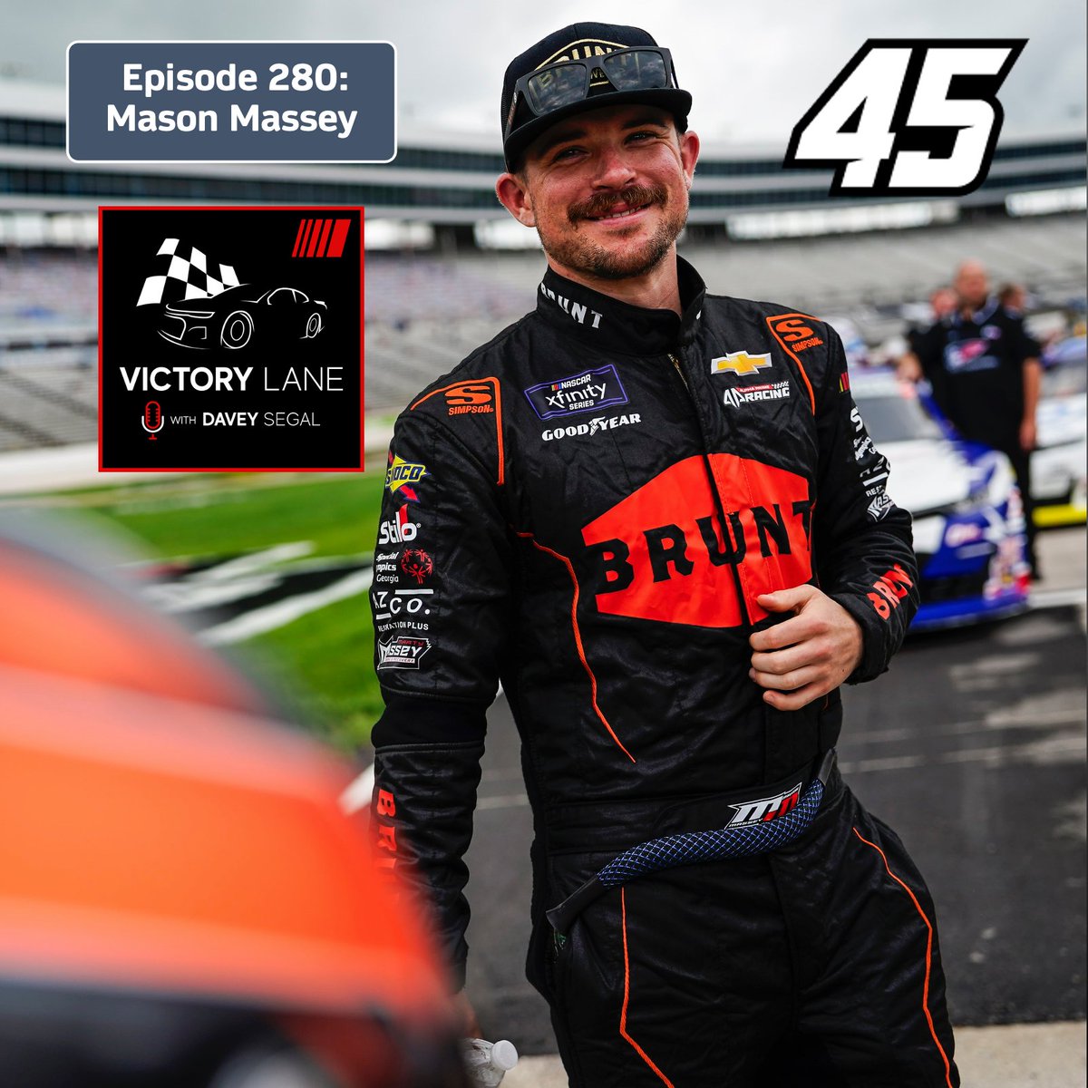 DaveyCenter's tweet photo. 🚨 Victory Lane, Episode 280 🚨

🌟 Guest: @Mason_Massey 🌟

🟣 Part-time Xfinity schedule
🧱 First career start at Indy
📈 Team player at Alpha Prime 
🎙️ Overcoming his stutter
💪🏼 Showing others they're not alone
🤔 His real name isn't Mason?

🎧 → https://t.co/GO65SwukH2 https://t.co/fW0A71Wktd