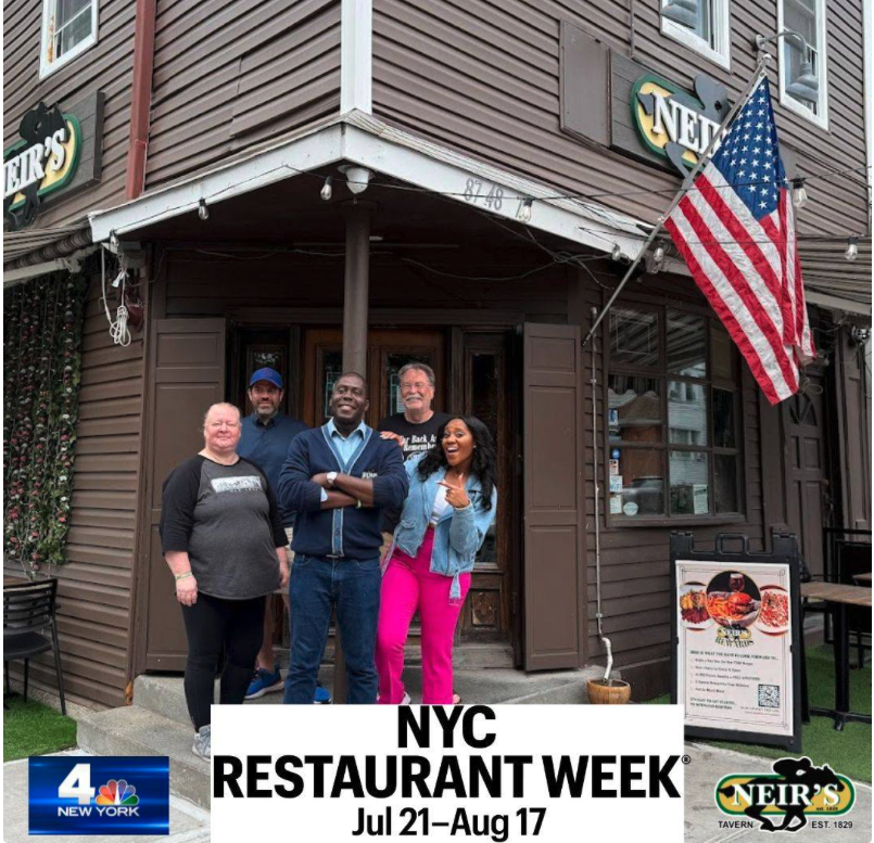 Honored to be back on NBC 4 NY for NYC Restaurant Week airing tonight 7:15p with multiple July segments! This citywide campaign uplifts small restaurants during a critical time of year! Go To nyctourism.com to discover participating restaurants 
#nycrestaurantweek
