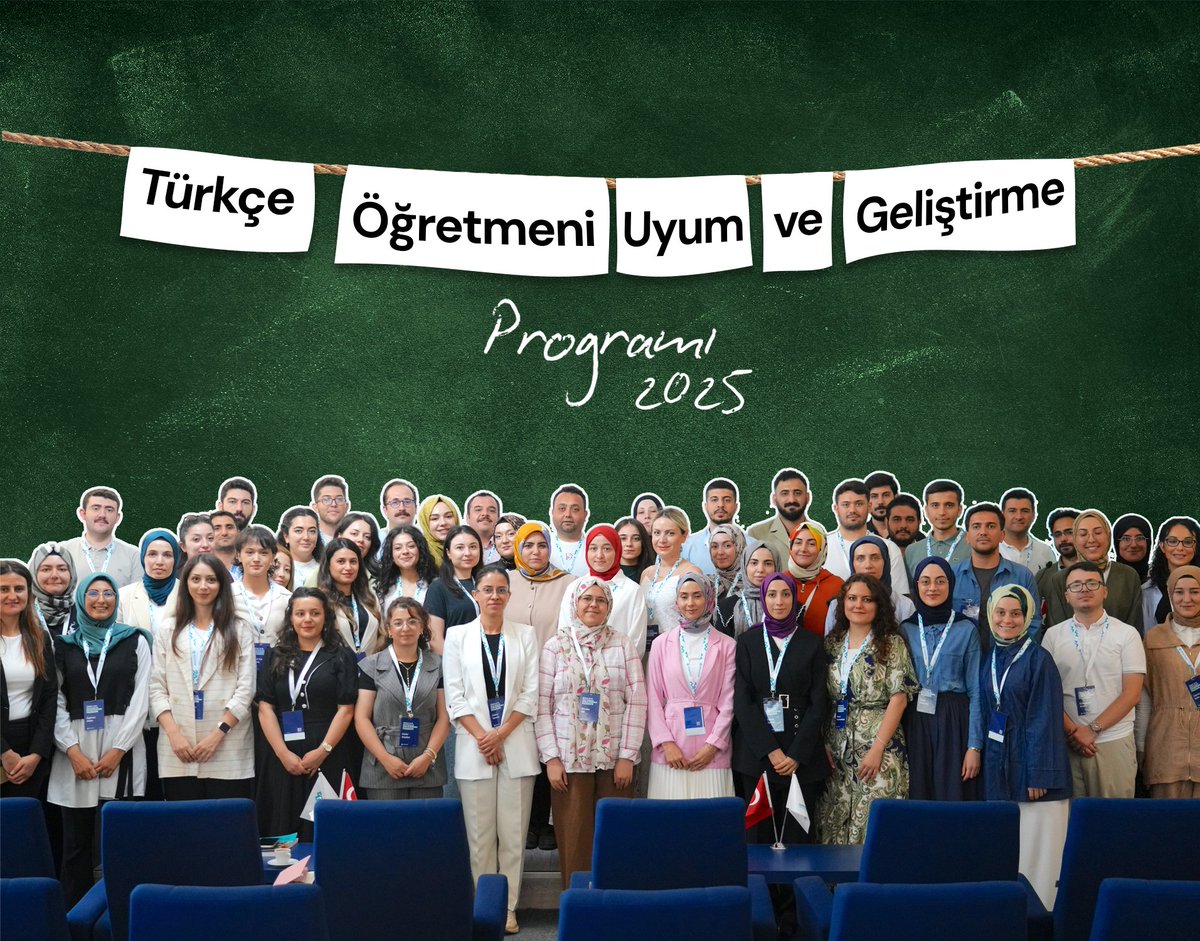 TMaarifVakfi's tweet photo. Türkçeyi dünyaya taşıyacak isimler, Maarif’te buluştu; eğitim yolculuğu başladı.

Yabancılara Türkçe öğretimi alanında öğretmenlerin mesleki gelişimi amacıyla hazırladığımız programda katılımcılar, teorik ve uygulamalı eğitimlerle kendilerini geliştiriyor. Programı başarıyla tamamlayan adaylar, Maarif okullarında görev alma şansını elde edecek.

Vakıf Başkanımız @Mahmut_M_Ozdil eğitimcilerimize ilham veren bu buluşmada, öğretmenliğin yalnızca bir meslek değil, aynı zamanda dünyaya değer katma yolculuğu olduğunu dile getirdi. Maarif heyetimiz aday öğretmenlerimizle bir araya gelerek Maarif ailesinin küresel vizyonunu ve Türkçenin dünyadaki eğitim rolünü anlattı.

Yeni yolculuklarına başlayan tüm öğretmen adaylarımıza başarılar diliyoruz. 🌍✍️
