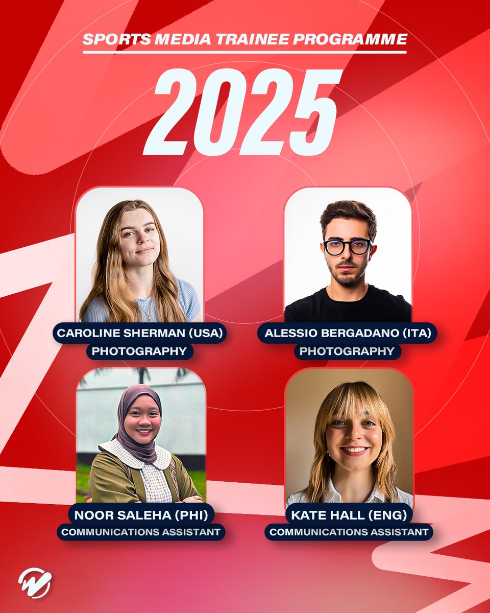 worldcurling's tweet image. NEWS | We're excited to introduce the latest winners of our Sports Media Trainee Programme! π€©
Four young professionals from Italy, the United States, the Philippines, and England will join the World Curling media team at a World Curling championship this fall π²
Learn moreβ¦