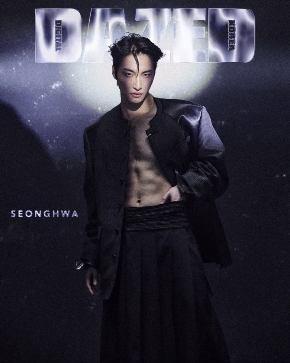 UpdateKBoys's tweet photo. ELE ARRASA! O Seonghwa (ATEEZ) para a revista DAZED Korea. https://t.co/Ff5FHXwibN