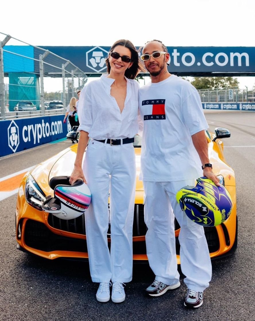 kendall jenner and lewis hamilton