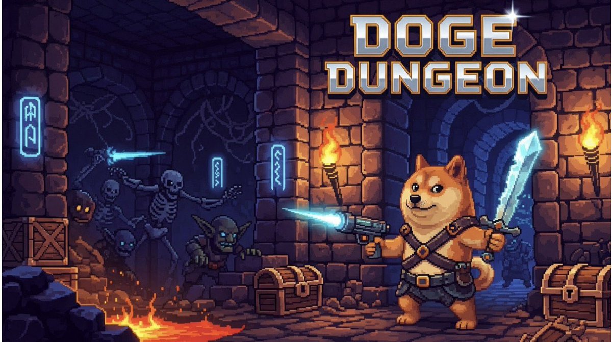 itplaysout's tweet image. DOGE GAMING COMING SOON
Level 1 unlocked: Doge Dungeon, the first-ever DogeOS x PlaysOut drop.
Built by @itplaysout. Powered by @dogeOS.
On-chain rewards. Doginals. Fast AF arcade loops. Zero friction.
Infra’s live. Content’s cooking.
Let’s make $DOGE playable.
