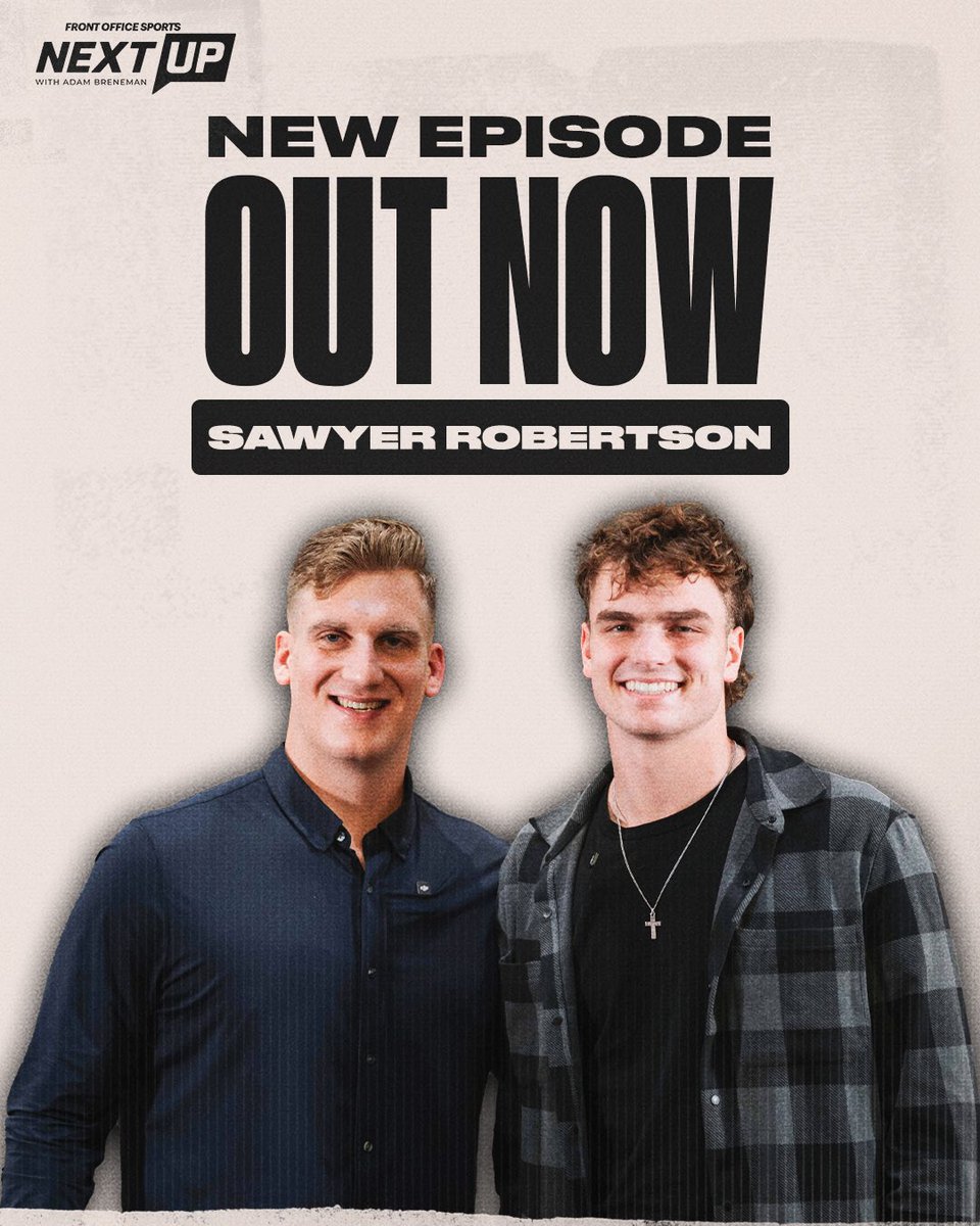 Adam Breneman (@adambreneman81) on Twitter photo FIRED UP to have Baylor starting <a href="/SawRobertson12/">Sawyer Robertson ⚡️</a> on the show this week 🚨
I’ve been following his journey for a while, his path from Mississippi State to Baylor, the way he stepped up last season, and the leadership he's shown heading into this year. Pumped to finally sit down FIRED UP to have Baylor starting <a href="/SawRobertson12/">Sawyer Robertson ⚡️</a> on the show this week 🚨
I’ve been following his journey for a while, his path from Mississippi State to Baylor, the way he stepped up last season, and the leadership he's shown heading into this year. Pumped to finally sit down