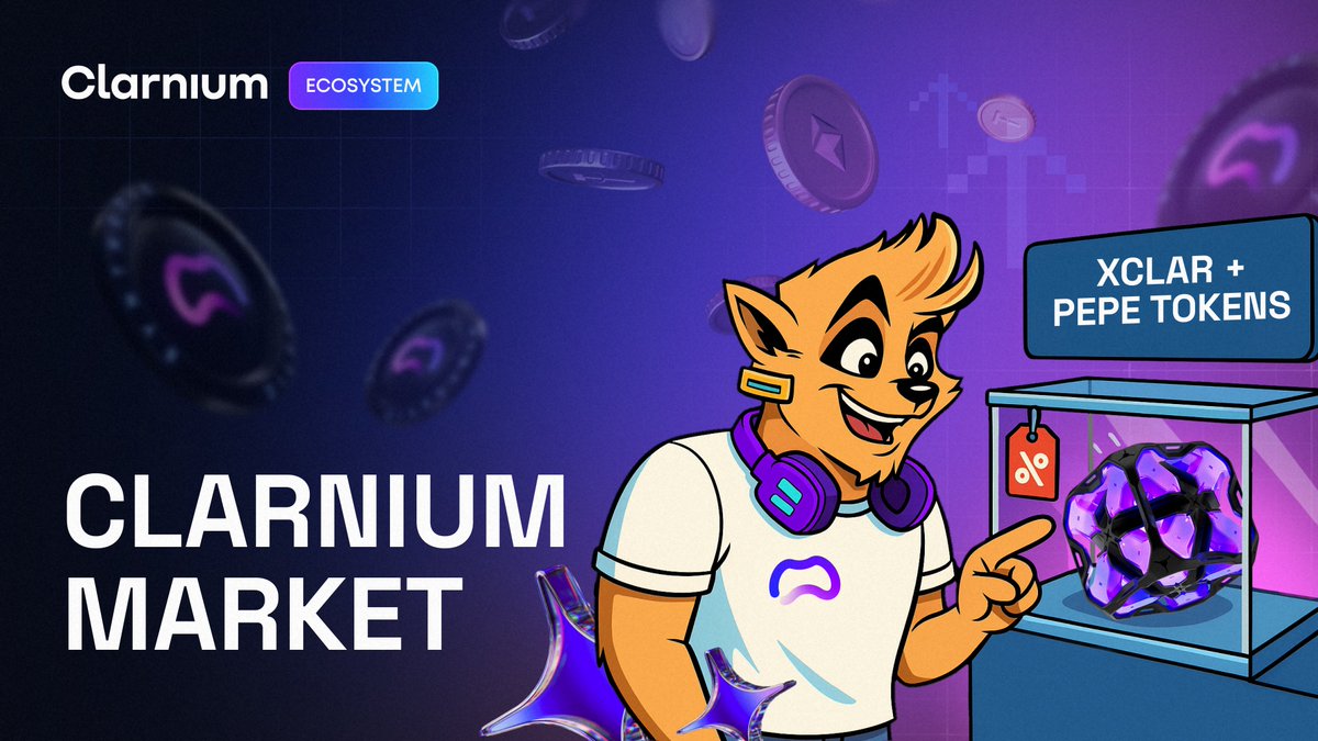 clarnium_io's tweet image. Clarnium Market: xCLAR Farming, Meme Tokens & Passive Gains
If you're exploring the EARN tab on Clarnium, don’t skip the Market section
Right now, the Market offers two core mechanics to stack your xCLAR and boost your airdrop power:
xCLAR Boxes = Manual Farming
Open boxes…